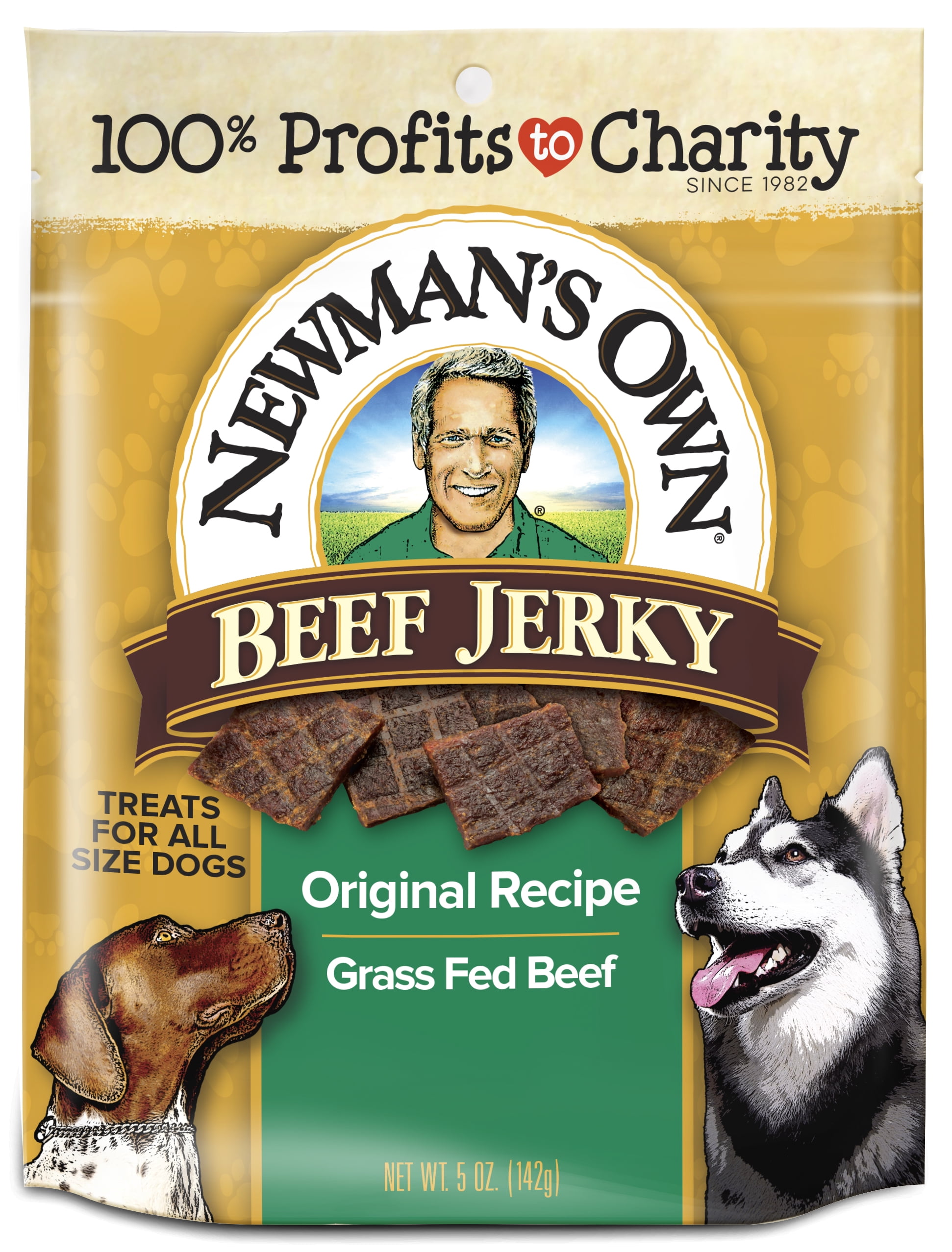 Newman's Own Original Recipe Grass Fed Beef Jerky Treats for Dogs, 5oz