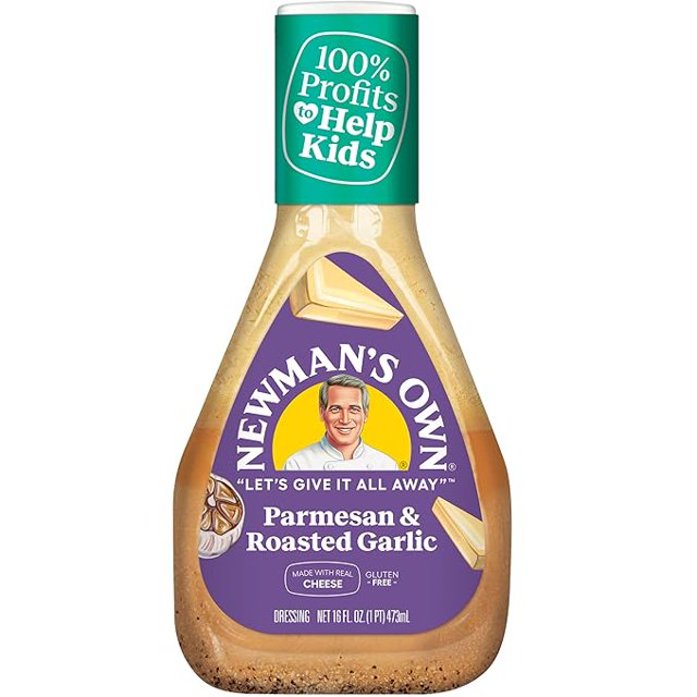 Newman's Own Parmesan & Roasted Garlic Salad Dressing, 16oz.