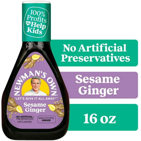 Newman's Own Sesame Ginger Dressing 16 fl oz