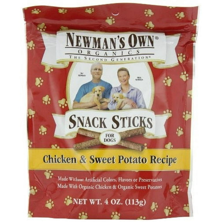 Newman s Own Snack Sticks Chicken Sweet Potato Recipe Dry Dog