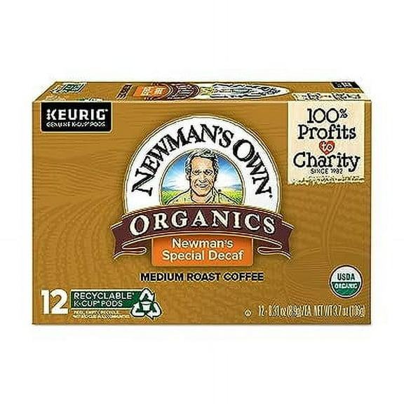 Green Mountain Newman's Own Special Decaf Coffee, K-Cup Portion Pack for Keurig K-Cup Brewers, 12-Count (Pack of 3)