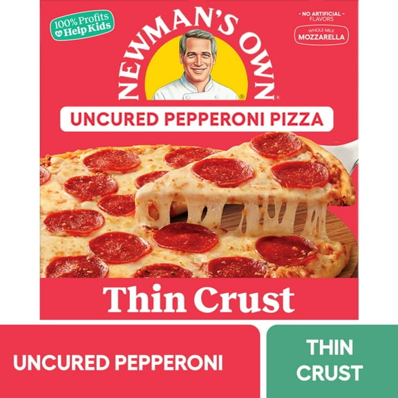 Newman's Own Thin & Crispy Crust Uncured Pepperoni Pizza 15.1 oz
