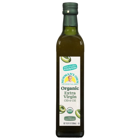 Newman's Own Organic Extra Virgin Olive Oil, First Cold Pressed, 16.9 fl oz