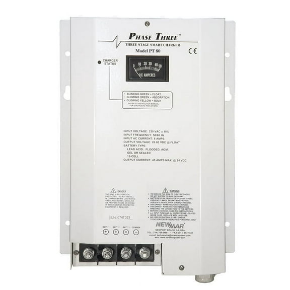 Newmar Pt80 12v 80amp Charger 115/230v Input