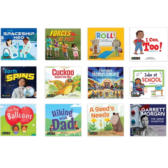 Newmark Learning Clear Windows Single Copy 12-Book Set, Grade K