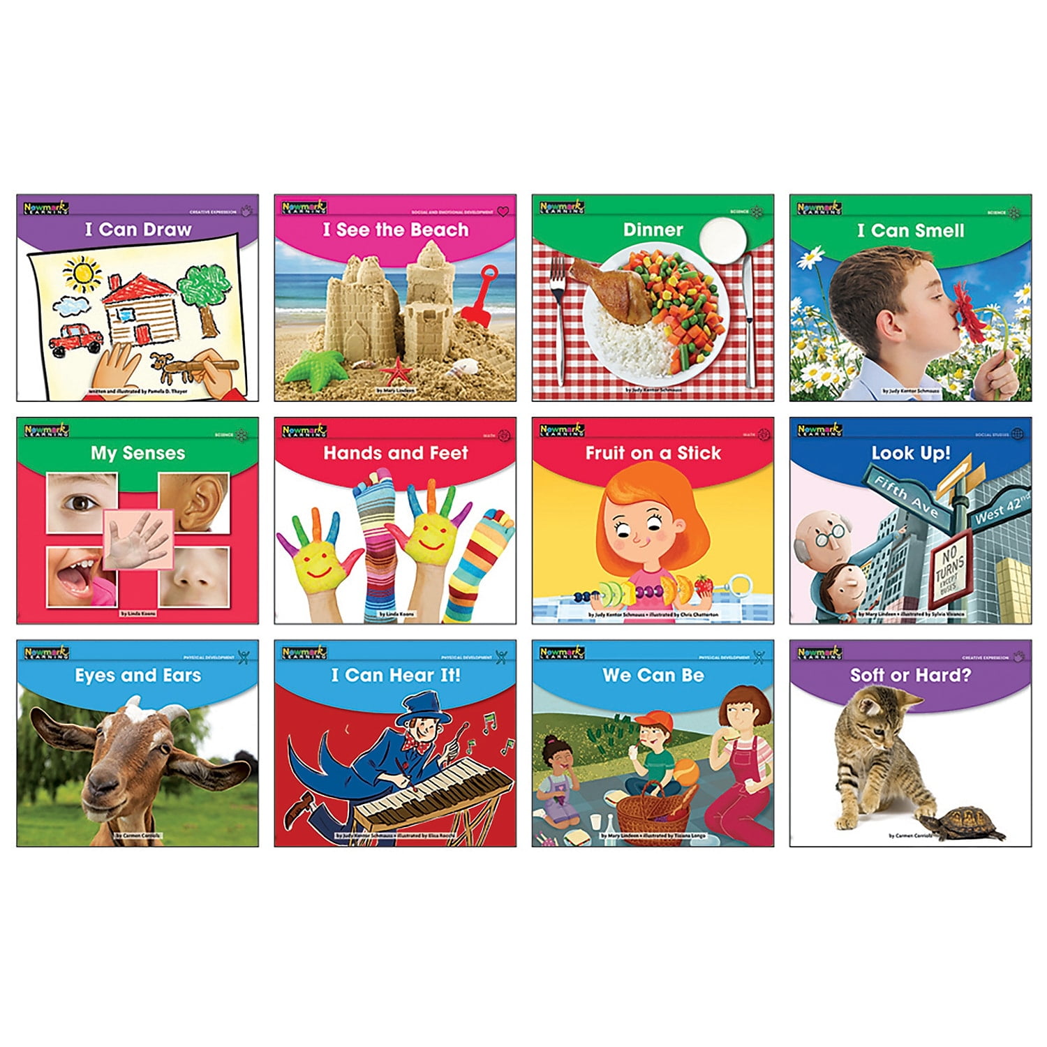 Newmark Learning Early Rising Readers My Five Senses Theme Set 12 Books ...