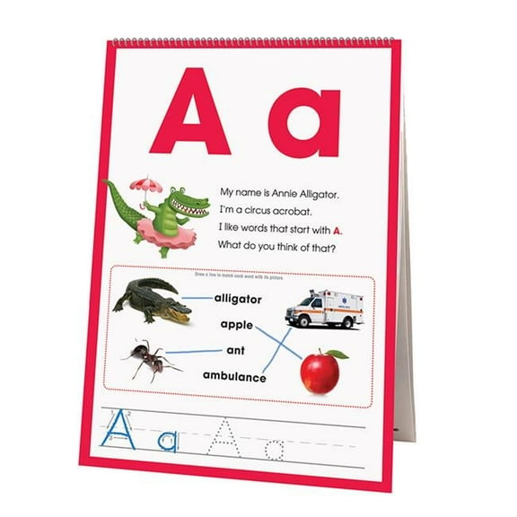 Newmark Learning  Learning Flip Charts Alphabet Animal Friends