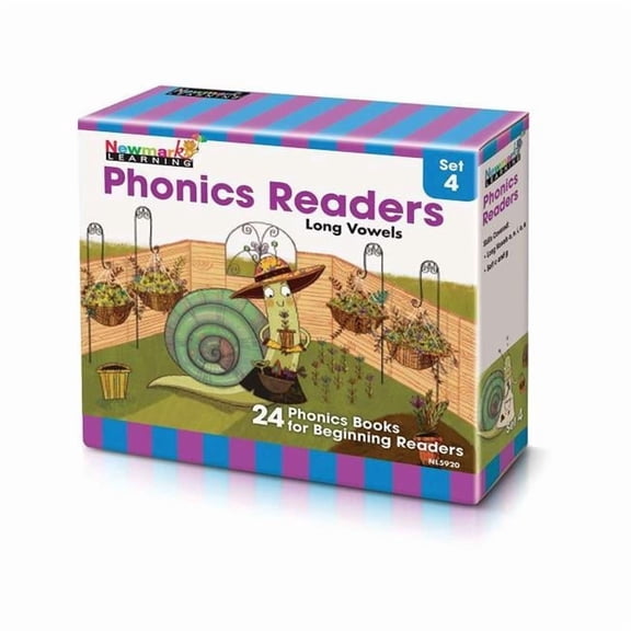 Newmark Learning NL-5920 Phonics Boxed Readers Set 4 - Long Vowels