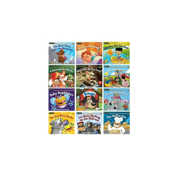 Newmark Learning Rising Readers Leveled Books Nursery Rhyme Songs & Stories NL-1066
