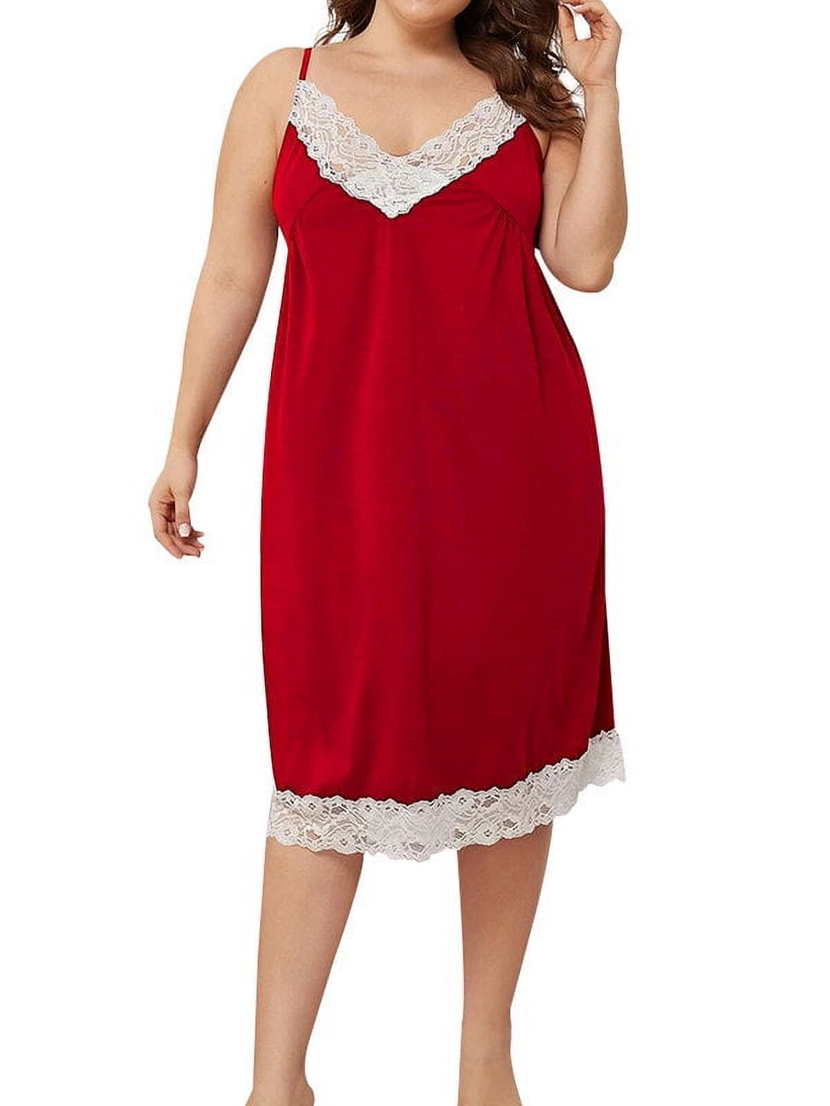Plus size on sale spaghetti strap nightgowns
