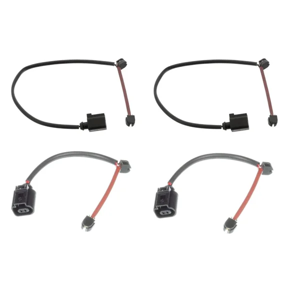 Newparts Front and Rear Brake Pad Wear Sensors Kit For Porsche Cayenne 2009-2010