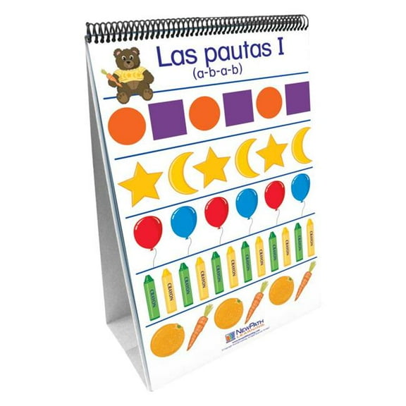 Newpath 2023507 Learning Patterns & Sorting Flip Charts Set - Spanish Language