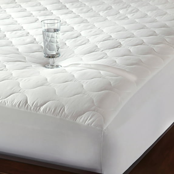 Newpoint International 180 Thread Count Waterproof Cotton Mattress Pad, King