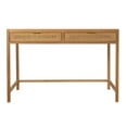 thumbnail image 1 of Newport 47.2 in. Oak Finish 2-Drawer Rectangular Wood Home Office Desk, 1 of 14