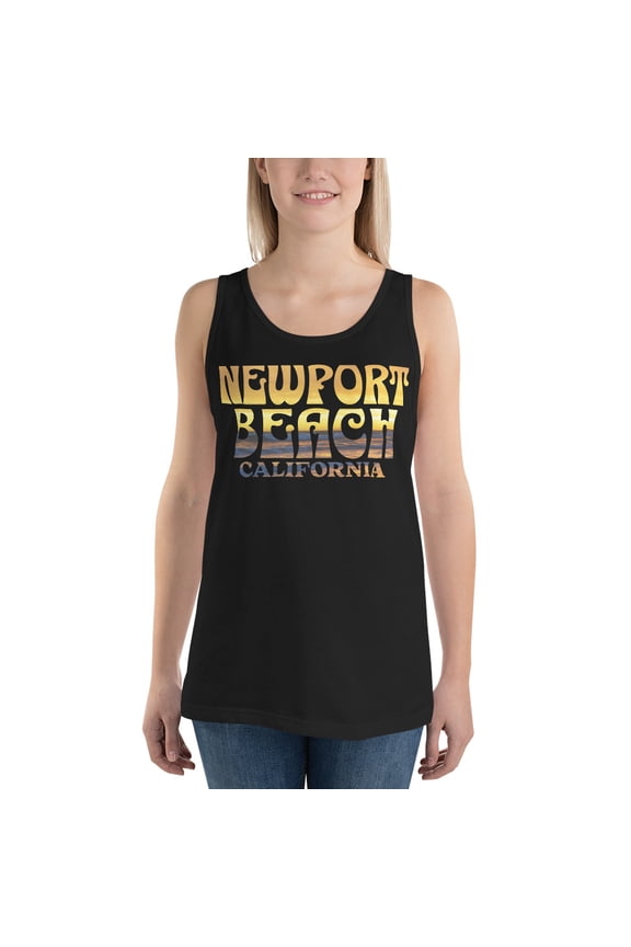 Newport Beach, Ca Tank Top Women | Spring Break Summer Vacation Tank (M)