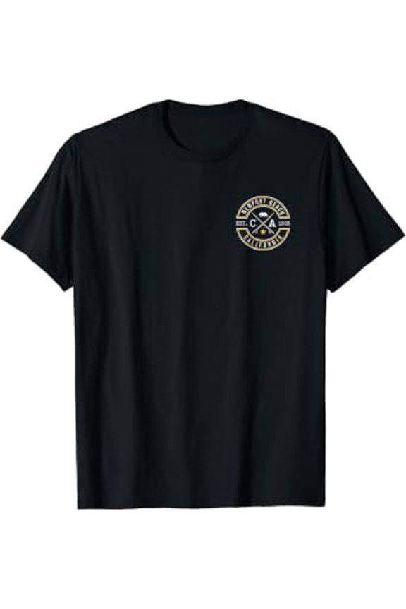 Newport Beach California CA Retro Surfer Beach Front & Back T-Shirt