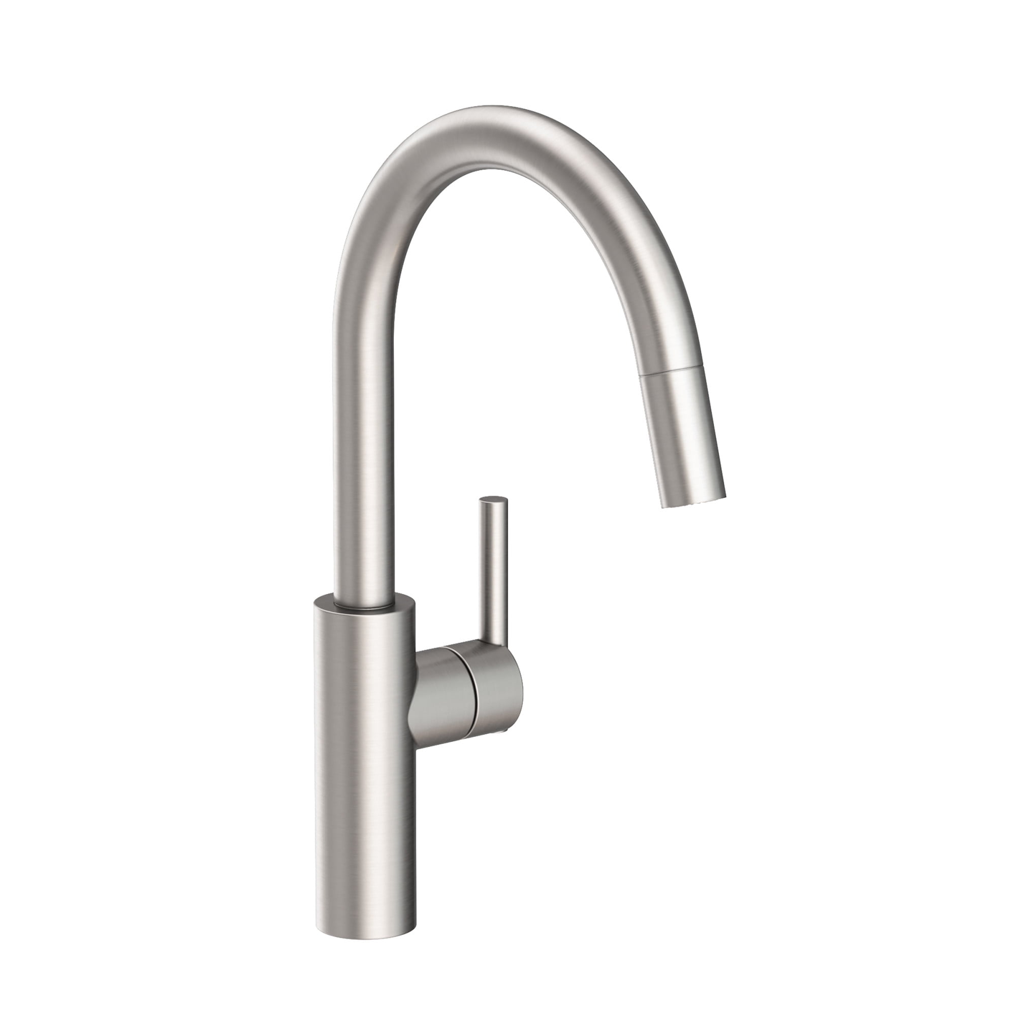 Stainless Steel Pull-Down Kitchen Faucet with Pull-out Spray