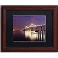 thumbnail image 1 of "Newport Bridge Dusk" Canvas Art by Michael Blanchette Photography Black Matte, Wood Frame, 1 of 4