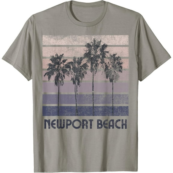Newport California Beach Summer Vacation Vintage T-Shirt Unisex S-5XL Hot Trending Shirt, Vintage Birthday Gift