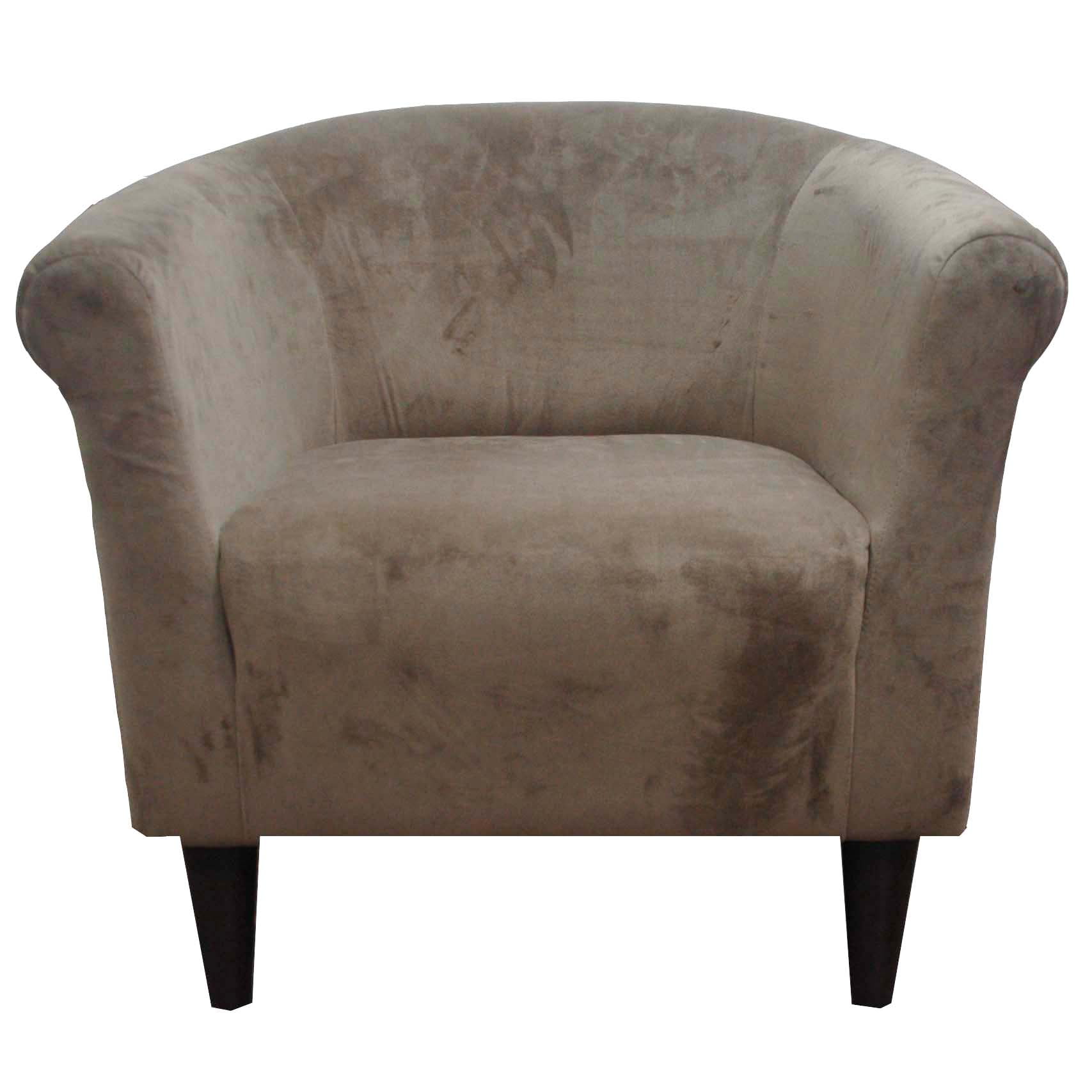 Newport Coffee Microfiber Club Chair