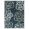 thumbnail image 1 of Newport Collection - Blue, Gray Floral Medallion Modern Area Rug, 1 of 3