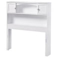 thumbnail image 1 of Newport Full Size Bookcase Headboard - White, 1 of 1
