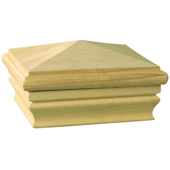 Newport High Pyramid Post Cap, 4 x 4-In.