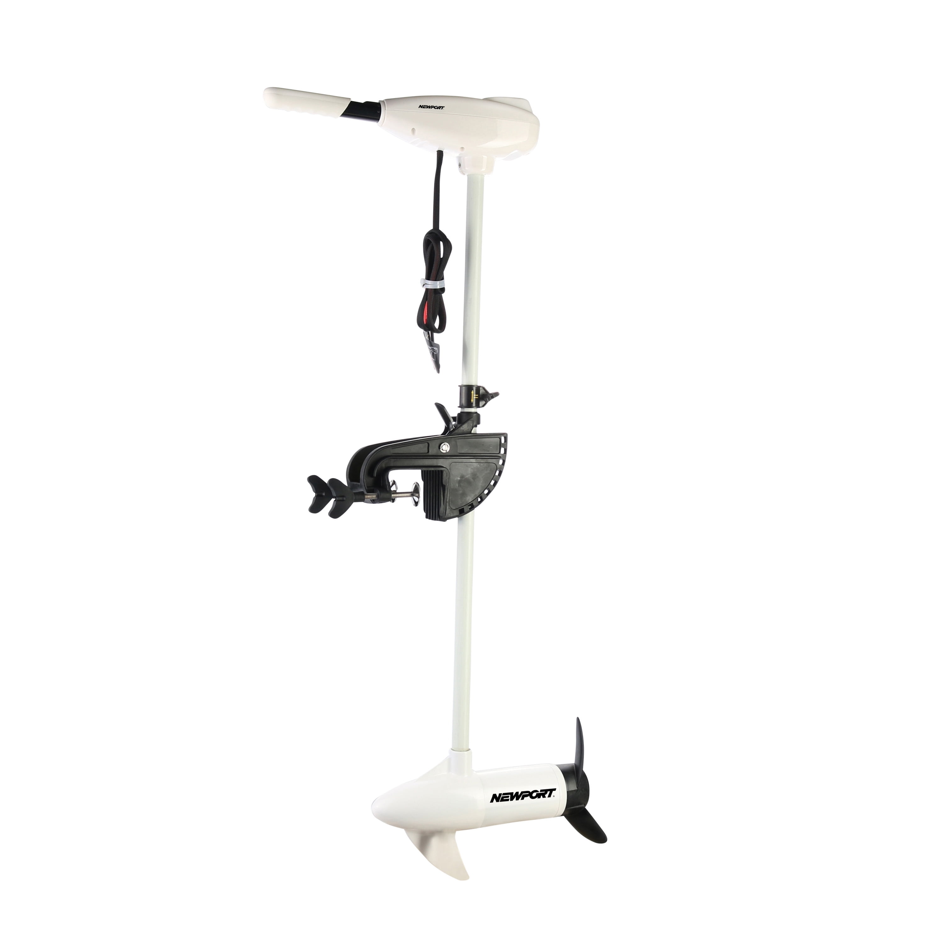 Newport L-Series 62lb Thrust Transom Mounted Saltwater Electric Trolling Motor w/ LED Battery Indicator (40" Shaft)