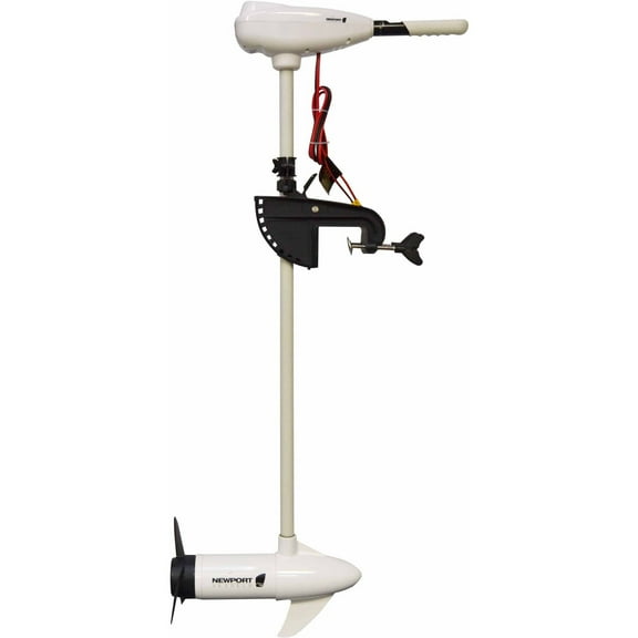 Newport L-Series 86lb Thrust Transom Mounted Saltwater Electric Trolling Motor w/ LED Battery Indicator (40" Shaft)