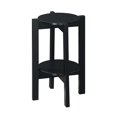 thumbnail image 1 of Newport Medium Plant Stand, Black - 14.75 x 14.75 x 23.5 in., 1 of 1