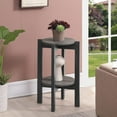 thumbnail image 1 of Newport Medium Plant Stand, Faux Cement / Weathered Gray, 1 of 6