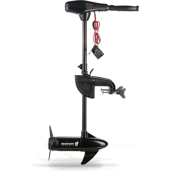 Newport NV Series 36lb Thrust Saltwater Transom Mounted Trolling Electric Trolling Motor w/LED Battery Indicator & 30" Shaft