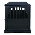 thumbnail image 1 of Newport Pet Dog Crate Furniture End Table, Black, 36", 1 of 9