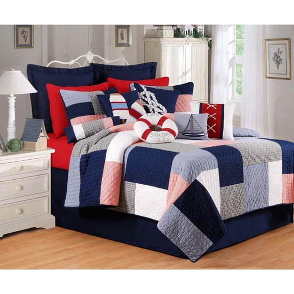 Newport Pier King Quilt