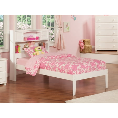 Newport Platform Bed with Open Foot Board, Multiple Sizes, Multiple Colors