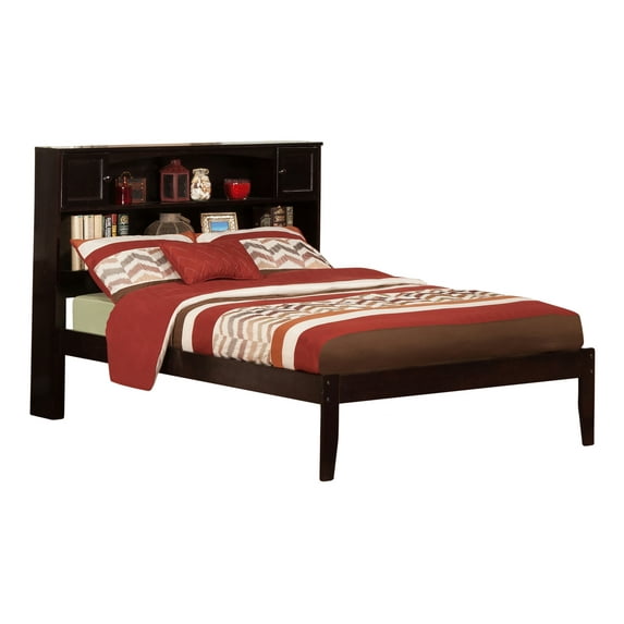 Newport Platform Bed with Open Foot Board, Multiple Sizes, Multiple Colors