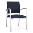 thumbnail image 1 of Newport Reception Waiting Room Healthcare Guest Chair / Silver Steel / Blue, 1 of 5