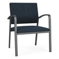 thumbnail image 1 of Newport Reception Waiting Oversize Guest Chair / Charcoal Steel / Blue, 1 of 5
