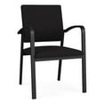 thumbnail image 1 of Newport Reception Waiting Room 18.5" Guest Chair / Black Steel / Black, 1 of 5
