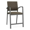 thumbnail image 1 of Newport Reception Waiting Room Healthcare Hip Chair / Charcoal Steel / Brown, 1 of 5