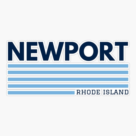Newport Rhode Island Coastal Travel Sticker