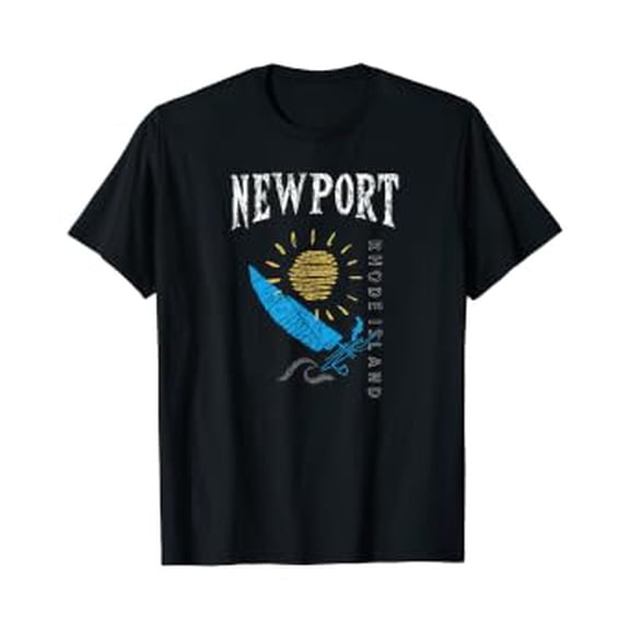 Newport Rhode Island Souvenir, Ri Sailing Gift T-Shirt