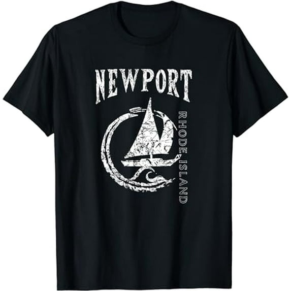 Newport Rhode Island Souvenir, Sailing Boat, Sailboat T-Shirt