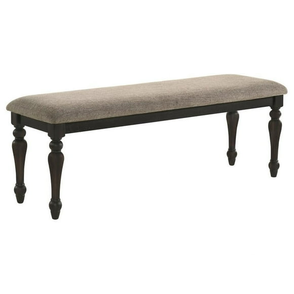 Newport Trestle Dining Bench Black