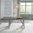 thumbnail image 1 of Newport Trestle Table Set in Gray, 1 of 3