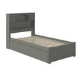 thumbnail image 1 of Newport Twin Extra Long Bed with Footboard and Twin Extra Long Trundle in Grey, 1 of 7