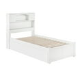 thumbnail image 1 of Newport Twin Extra Long Bed with Footboard and Twin Extra Long Trundle in White, 1 of 7