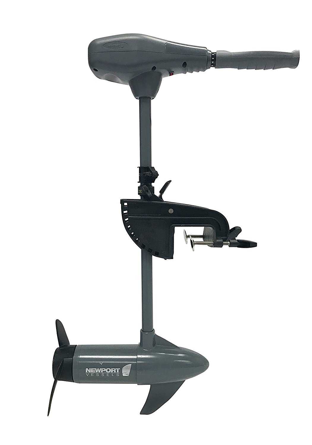 Newport Vessels Kayak Series 55 Lb. Thrust Saltwater Transom Mounted Electric Kayak Trolling Motor with 24 In. Shaft - image 1 of 8