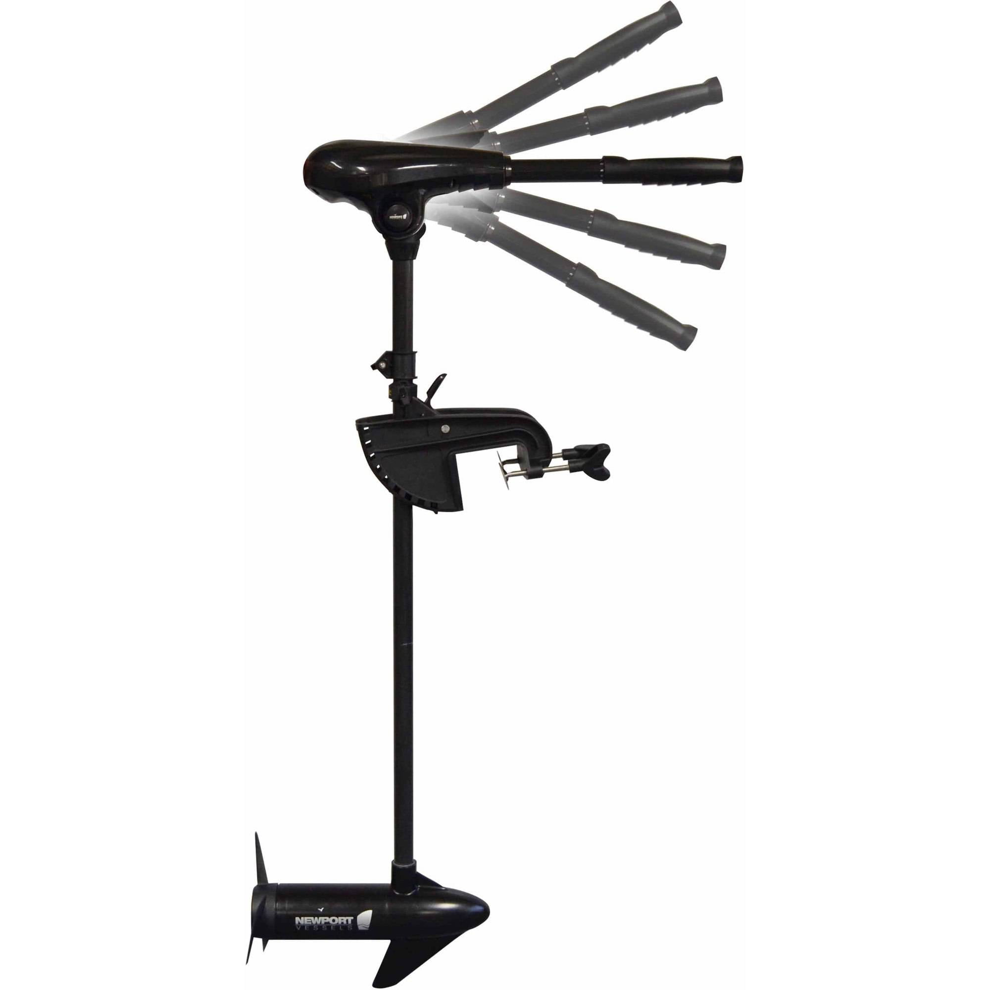Newport Vessels X-Series 55lb Thrust Transom Mounted Saltwater Electric Trolling Motor w/LED Battery Indicator (36″ Shaft) Sansujyuku sansujyuku.com
