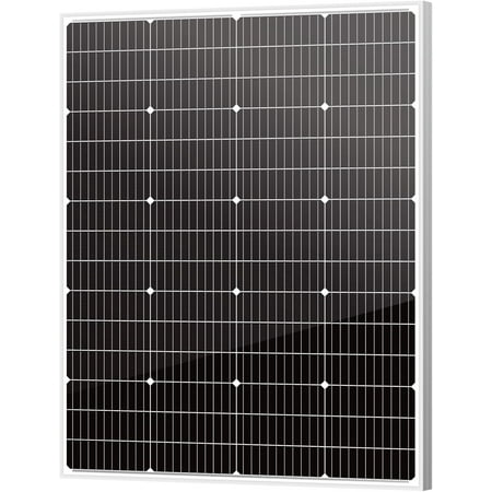 Newpowa 150W(Watt) 10BB Solar Panel Monocrystalline 12V High Efficiency PV Module 150W for RV Marine Boat Trailer Rooftop Off Grid System
